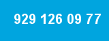 929 126 09 77